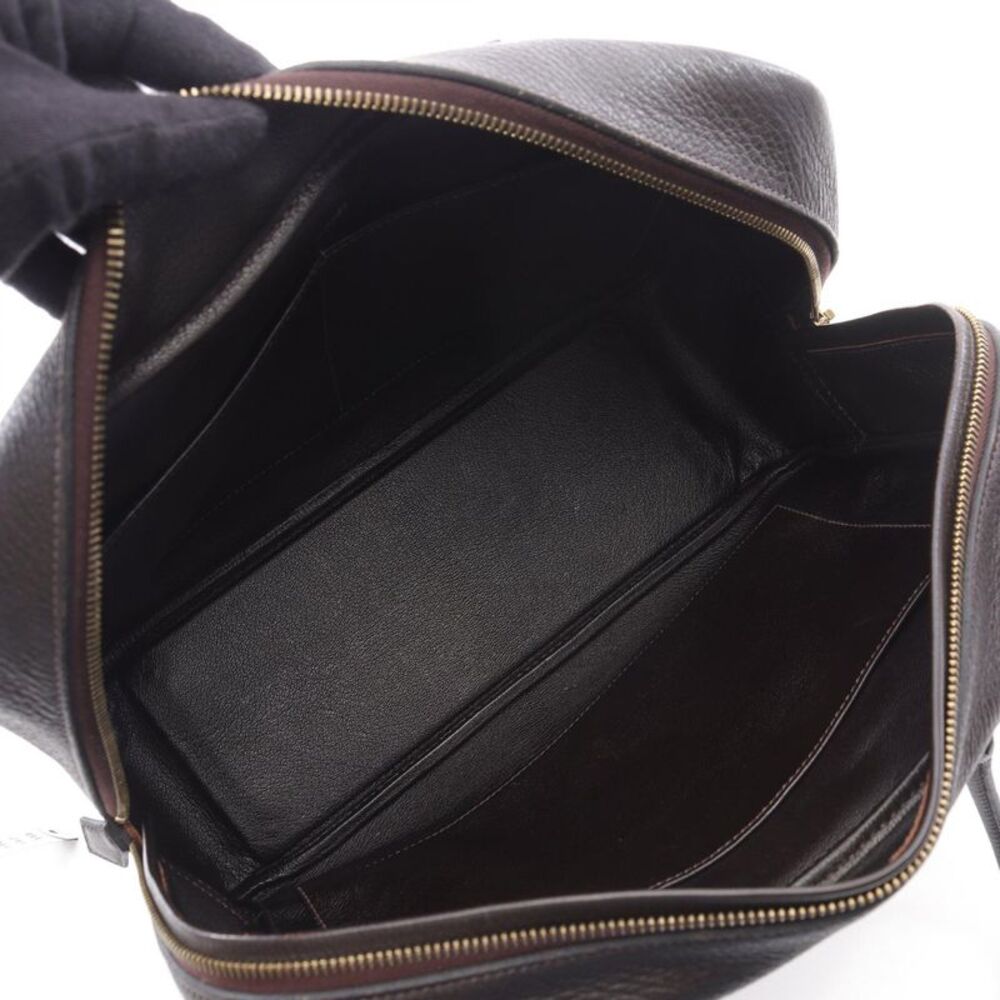 Hermes Plume 32 Ecru Ebene Handbag - Picture 7 of 10